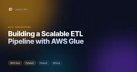 Building a Scalable ETL Pipeline with AWS Glue (CSV to Parquet + Partitioning)
